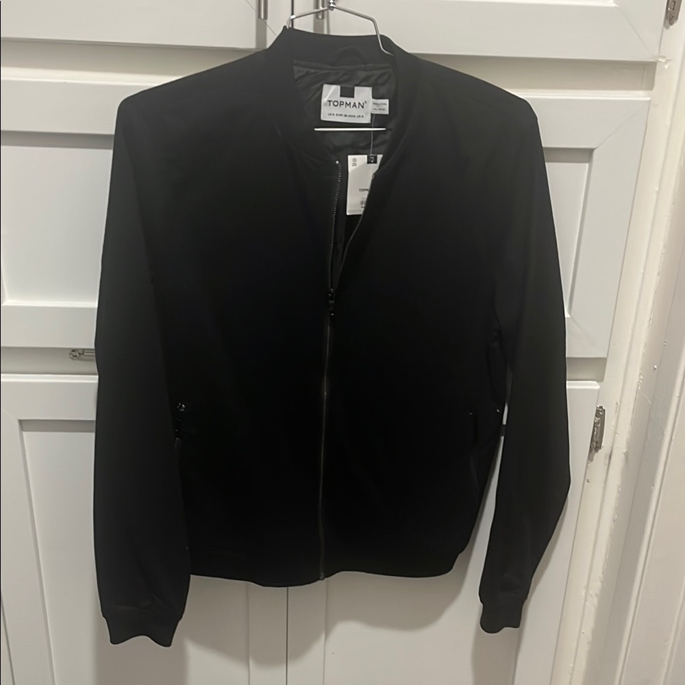 Topman Black Men's Jacket! Pocket inside jacket.
It’s 100 percent cotton